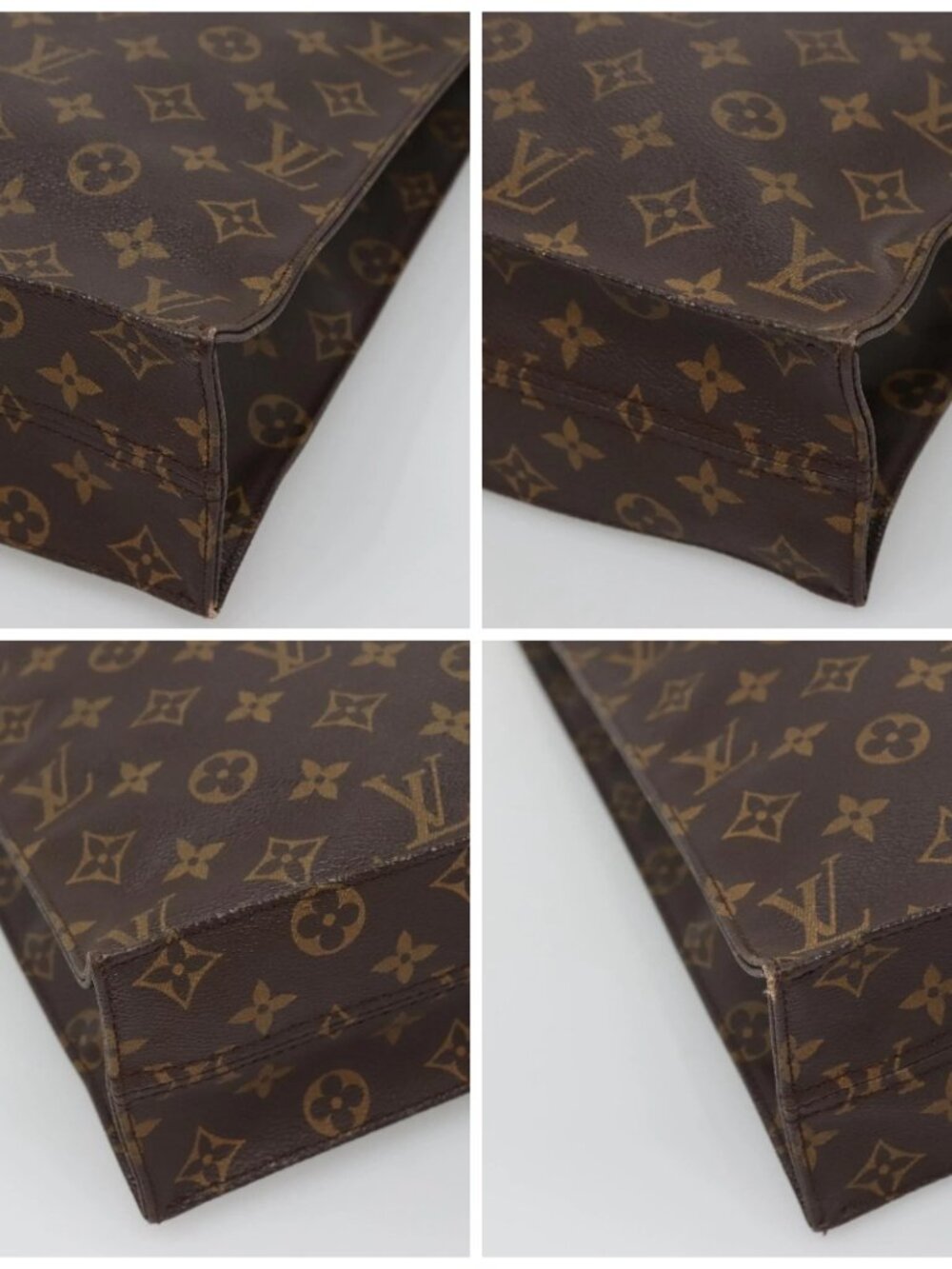 LOUIS VUITTON Monogram Sac Plat Hand Bag M51140 LV Auth - Picture 13 of 13